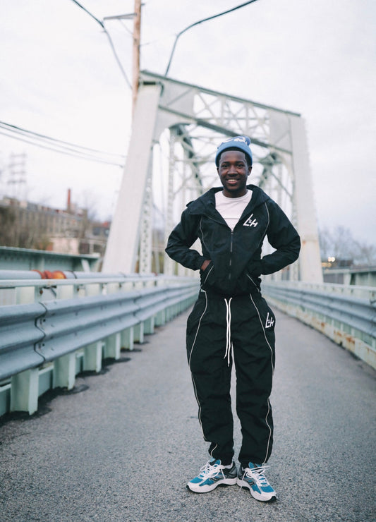 Black 3M Windbreaker Jacket