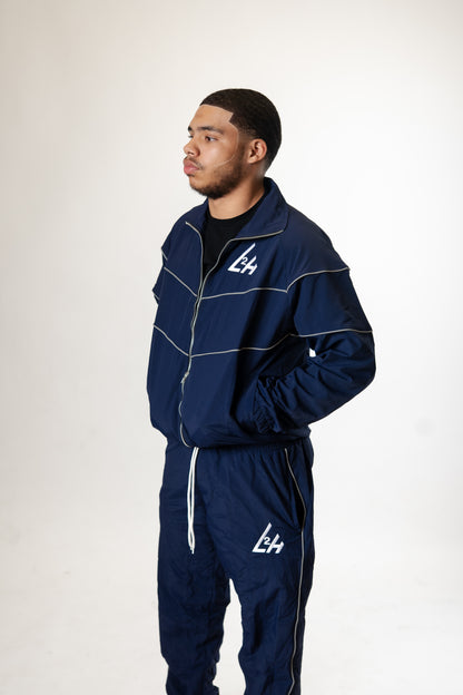 Navy Blue Mesh Jacket