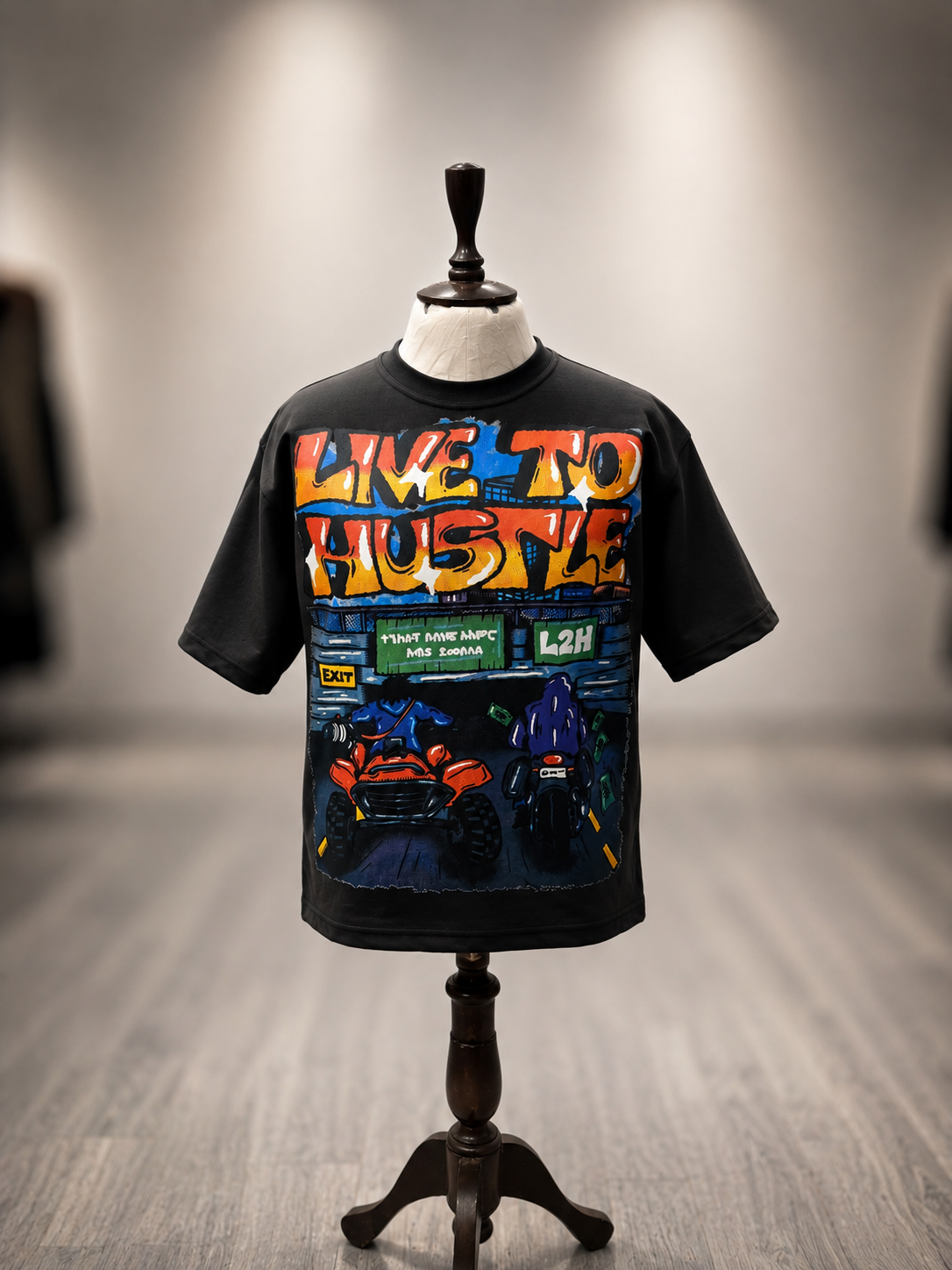 L2H Blue Print Tee Shaka Wear (Preorder)